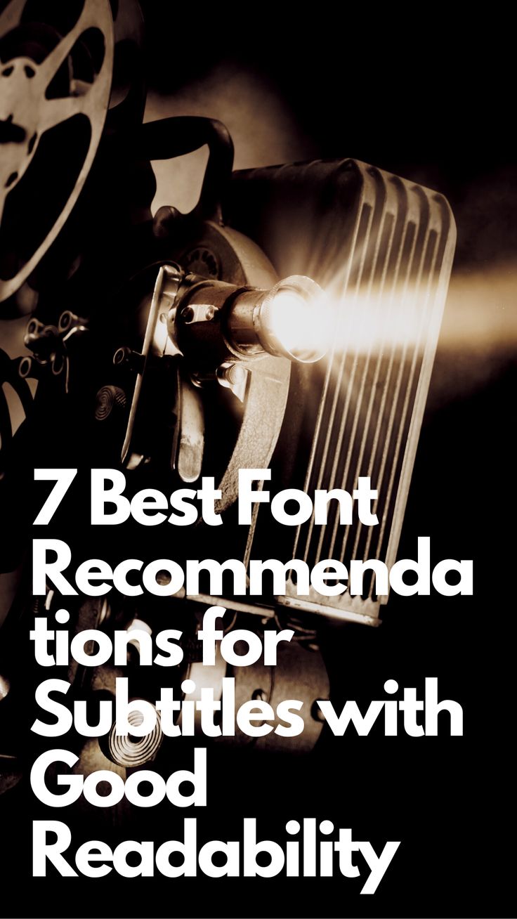 the front end of a motorcycle with text that reads, 7 best font recommended tips for subtitles with good readability