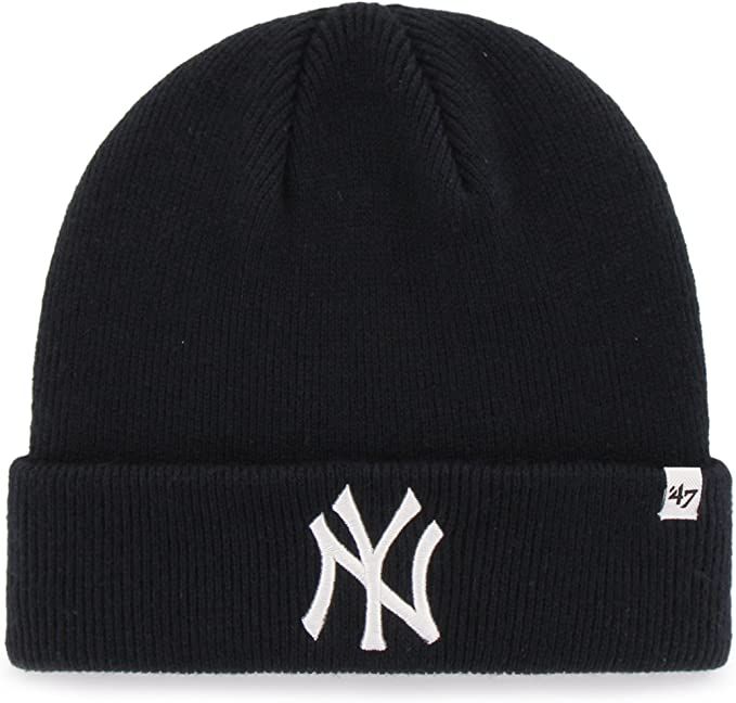 New York Yankees '47 MLB Adult Men's Raised Cuff Knit Hat #Ad Detroit Game, New York Yankee Hat, Yankees Fan, Slouchy Beanie Hat, 47 Brand, Knit Beanie Hat, Knit Cap, Knit Hat, Outfit Casual