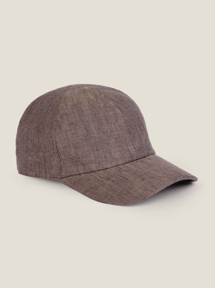 Using only the finest pure linen, this durable six-panel cap is the perfect addition to accessorise your smart-casual summer attire. The lightweight and breathable linen fabric ensures you stay effortlessly cool and comfortable, even in the hottest climates.     Our elegant linen baseball cap features an elasticated back strap, for a firm yet comfortable and personalised fit and an internal moisture-absorbent band. Available in a wide range of playful colours, with a contrasted inner lining, to Cheap Brown Baseball Cap For Outdoor, Classic Summer Baseball Cap With Curved Bill, Casual Six-panel Baseball Cap For Summer, Casual Six-panel Summer Baseball Cap, Summer Casual Six-panel Baseball Cap, Six-panel Baseball Cap For Beach And Summer, Casual Summer Six-panel Baseball Cap, Brown Curved Bill Baseball Cap For Summer, Classic Six-panel Baseball Cap For Summer