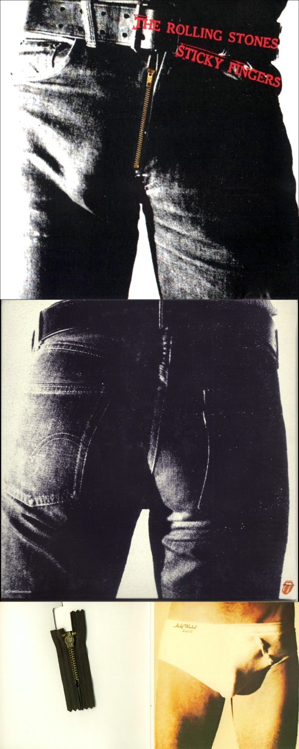 three different pictures with the same person wearing jeans and holding an object in his hand