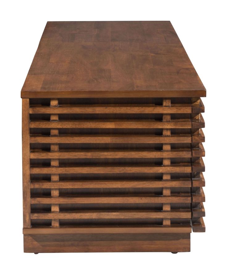 a stack of wooden drawers sitting on top of each other