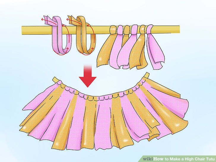 a pink and gold skirt hanging from a clothes line