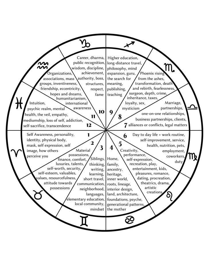 an astro wheel with zodiac signs in it