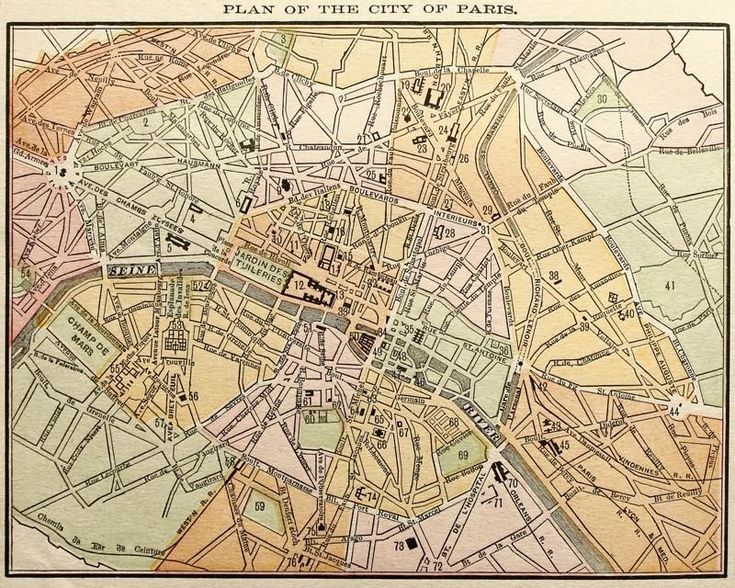 1889 Map of Paris Wall Mural-Wall Mural-Eazywallz Paris Wall Mural, Paris City Map, Map Quilt, Map Wall Mural, Photo Mural, Custom Wall Murals, Old Paris, Upcycling Ideas, Paris Map