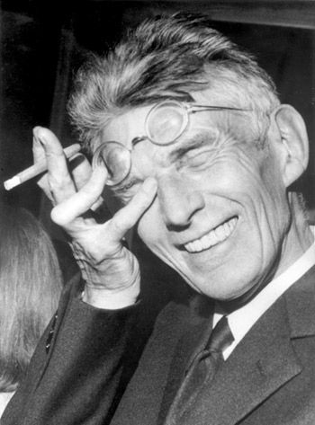 Samuel Beckett Samuel Beckett, James Joyce, Writers And Poets, Book Writer, 인물 사진, Pablo Picasso, Book Authors, Love Book, Book Publishing