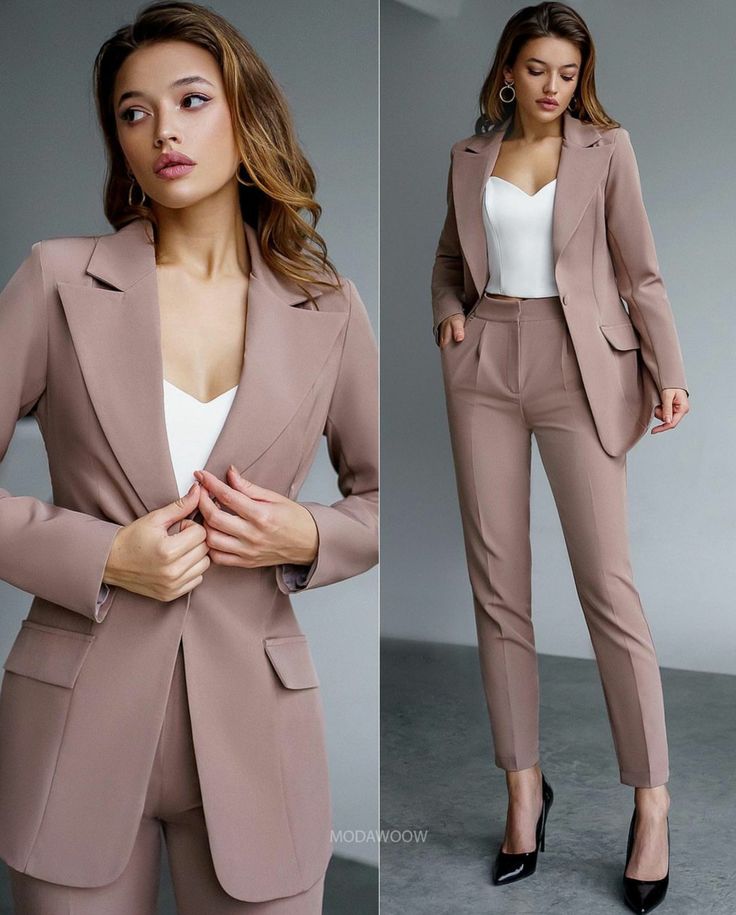 Graduation Suit Ideas For Women, Graduation Blazer Outfit, Woman Suit Fashion Classy Blazers, Women Blazer Outfit Formal, Graduation Suits For Women Classy, Defense Outfit Thesis Women, Suits For Graduation, Formal Suits For Women Classy, Graduation Attire For Women