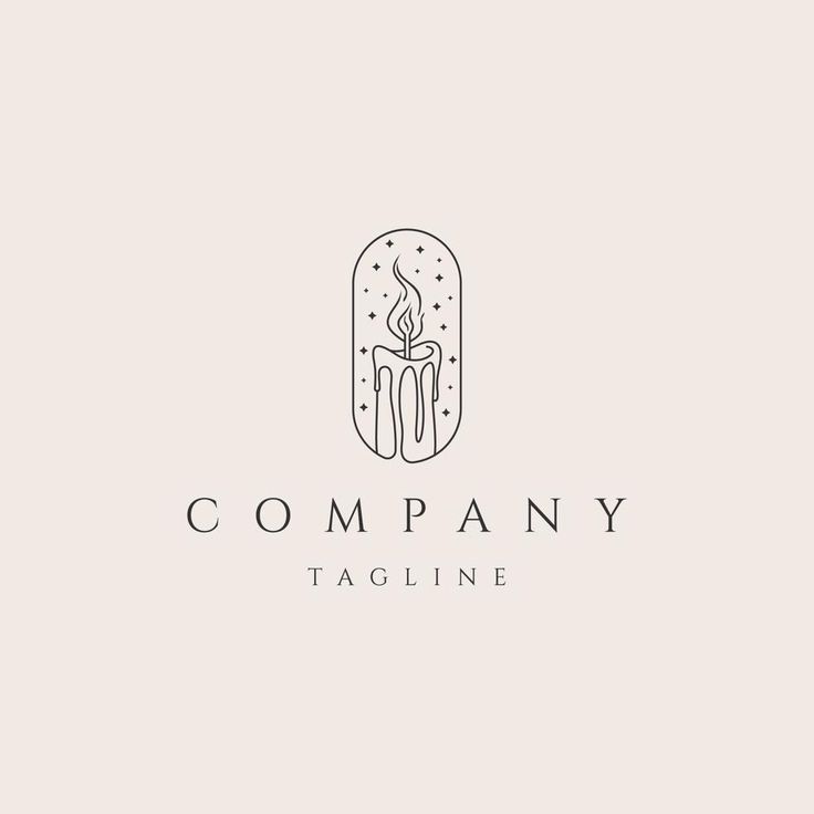 the logo for a candle company