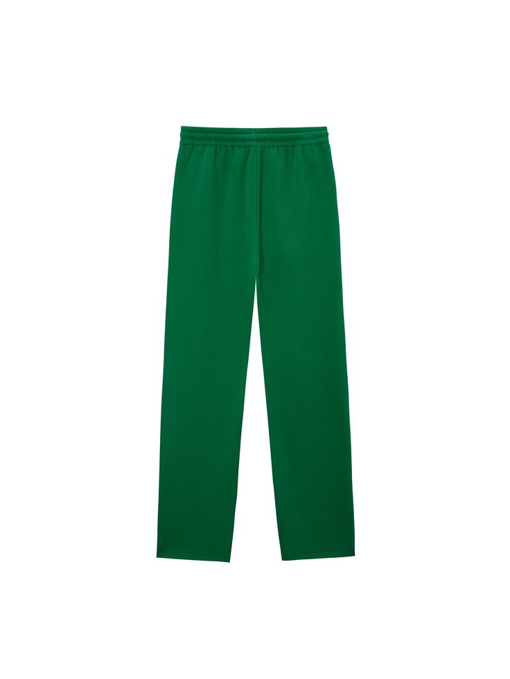 Details: Cotton blend lounge pants in apple green Elasticized waitband with contrasting drawstring Side pockets Hidden 'Urla' original embroidery on front leg Straight leg fit Pair with Apple "Skylar" Sweatshirt Materials & Care: 51.6% Polyester, 44% Cotton, 4.4% Regenerated Cellulose Fiber Hand wash | Dry clean Do not bleach Size & Fit: Model is 5'7", Bust 32, Waist 24, Hips 35, wearing a size S Item #: EL4PA47 Stretch Green Pants With Comfort Waistband, Green Stretch Pants With Comfort Waistband, Green Stretch Sweatpants For Leisure, Casual Green Sweatpants With Comfort Waistband, Green Cotton Athleisure Pants, Stretch Green Bottoms For Loungewear, Green Bottoms With Comfort Waistband For Loungewear, Green Stretch Bottoms For Loungewear, Green Pants With Side Pockets