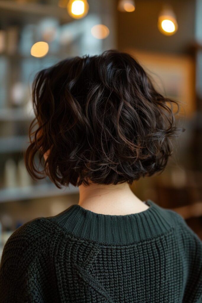 70 short bob haircuts For Sexy Look In 2024. See # 58 Very Thick Hair Hairstyles, Layered Bob Curly Hair, Bob Cut Wavy Hair, Thick Wavy Bob, Chic Bob Haircut, Short Thick Wavy Hair, Curly Bob Haircut, Layered Wavy Bob, Choppy Bobs