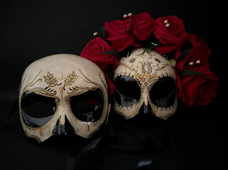 flowers to match dress Masquerade Dress And Mask, Japanese Fox Mask, Day Of The Dead Mask, Couples Masquerade Masks, Japanese Fox, Devil Mask, Mexican Mask, Kitsune Mask, Clown Mask