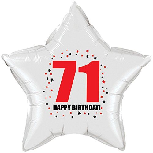 a star shaped balloon with the number 24 printed on it