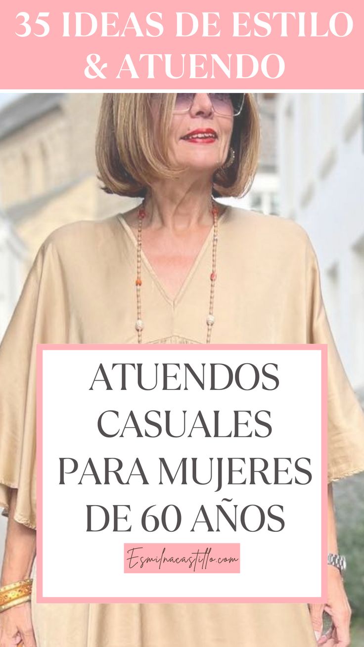 👩‍🦳💕 ¡Estilo atemporal a los 60! Descubre las mejores 35 ideas de atuendos casuales para mujeres de 60 años. 🌸👗 Renueva tu guardarropa con combinaciones modernas y cómodas que resalten tu belleza y personalidad. 💃✨ Desde looks relajados para el día a día hasta outfits elegantes para ocasiones especiales, te inspiramos a brillar en cada momento de la vida. 🌟👒 ¡Encuentra tu estilo único y disfruta de la moda sin límites a cualquier edad! 🛍️🌺 #ModaParaMujeres60 #EstiloCasual Outfit Formal Mujer, Estilo Hippy, Top Ideas, Outfits Casuales, Casual Outfits