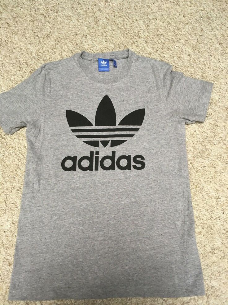 Adidas Small Tshirt. logo Non smoking pet free household Condition is Pre-owned. Shipped with USPS First Class Package. Adidas Cotton T-shirt For Streetwear, Adidas Casual T-shirt With Graphic Print, Basic Crew Neck T-shirt With Three Stripes Branding, Basic Adidas T-shirt With Three Stripes, Adidas Logo Cotton T-shirt, Adidas Basic T-shirt With Three Stripes, Adidas Graphic Tee With Letter Print, Vintage Gray Tops With Logo Print, Adidas Cotton Graphic Tee