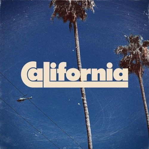 palm trees with the word california on them