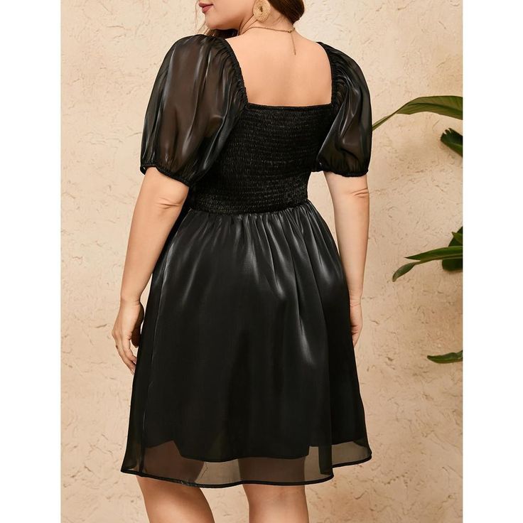 Women's Plus Size Tulle Dress Square Neck Long Puff Sleeve Puffy Babydoll Mesh Mini Dress Purple XL Plus Size Tulle Dress, Puff Sleeve Dress Black, Dress Square Neck, Puffy Dresses, Plus Size Mini Dresses, Mesh Mini Dress, Boho Midi Dress, Off Shoulder Dresses, Purple Mini Dresses