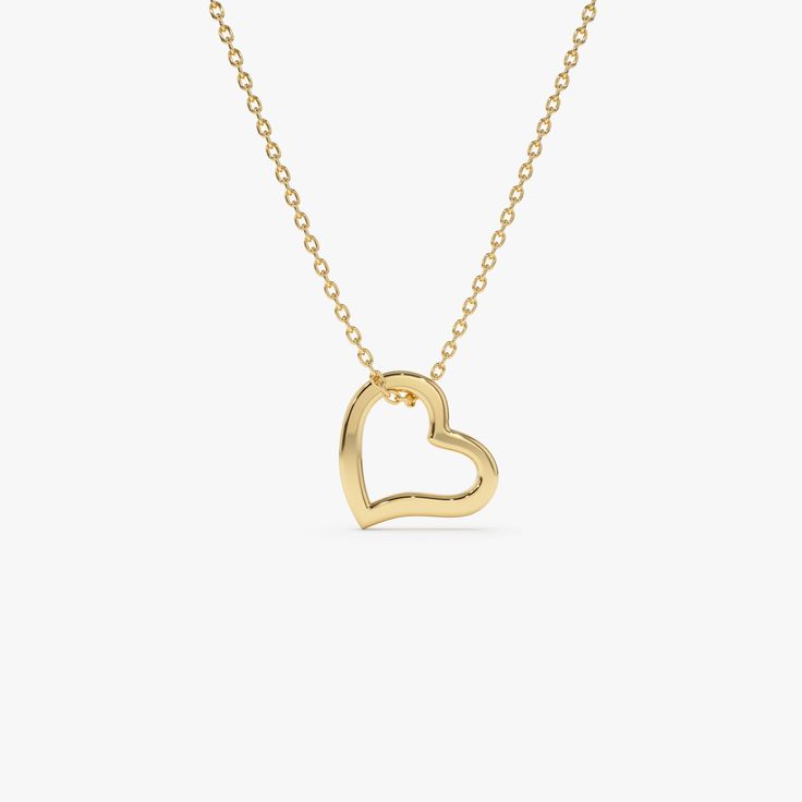 Made to Order Gold KT: 14K Solid Gold (also available in 18K) Custom Gold Color: Rose Gold, Yellow Gold, White Gold Length & Width: 12 x 10 MM Cheap Yellow Gold Charm Necklaces For Valentine's Day, 14k Gold Necklace For Valentine's Day, Classic Open Heart Jewelry For Valentine's Day, Valentine's Day 14k Gold Hallmarked Jewelry, Valentine's Day Gold Plated Open Heart Jewelry, Delicate Yellow Gold Sterling Silver Heart Necklace, Classic 14k Gold Heart-cut Necklace, Formal Jewelry With Heart Charm For Mother's Day, Classic 14k Gold Heart Cut Necklace