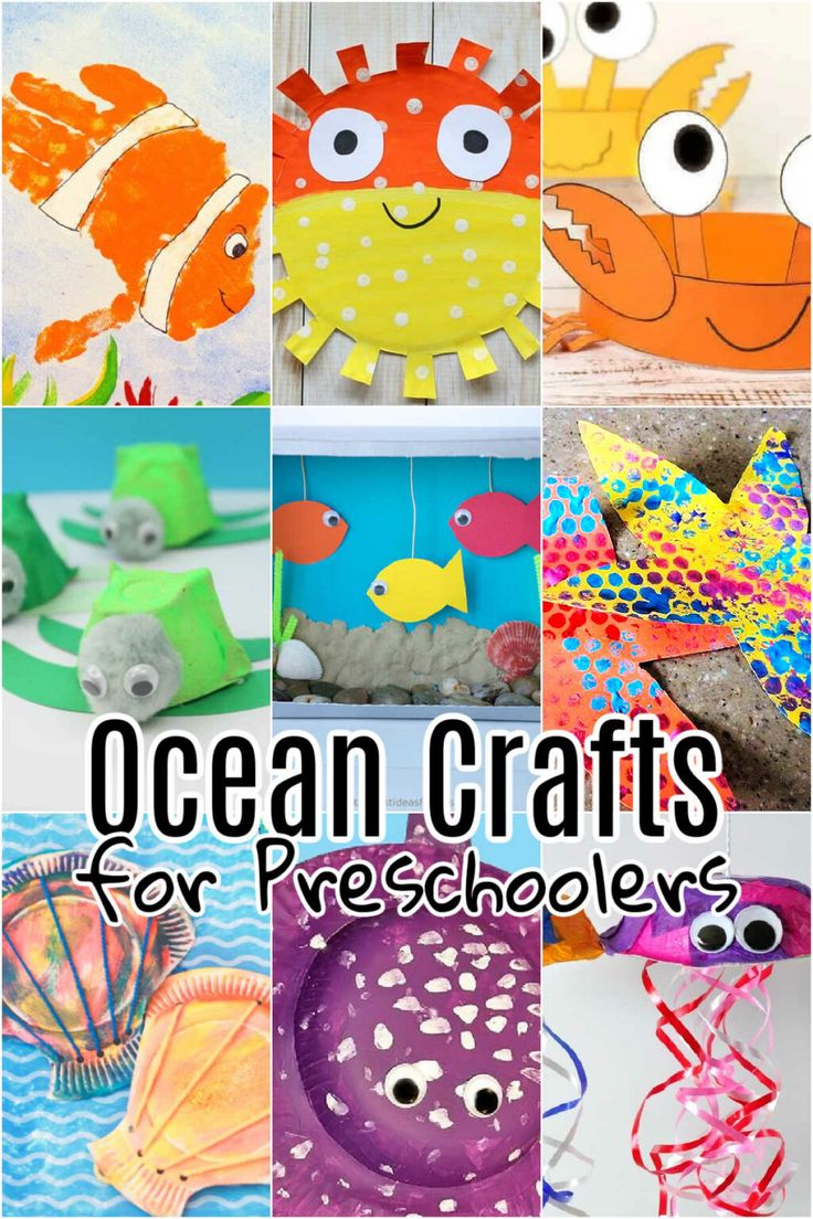 ocean crafts for preschoolers to make