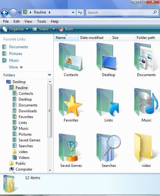 the windows vista menu is open and ready to be used for various purposes, including