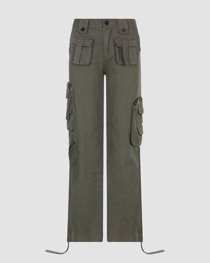 Details: Gray cargo pants with front and side pockets designBottom Length: LongMaterials: 80% Cotton + 20% Polyester Mid-rise Cotton Parachute Pants With Pockets, Relaxed Fit Cargo Trousers With Multiple Pockets, Spring Full-length Parachute Pants With Pockets, Baggy Khaki Bottoms With Flap Pockets, Green Relaxed Fit Cargo Jeans With Pockets, Baggy Straight Utility Cargo Pants, Baggy Utility Cargo Pants, Relaxed Fit Full Length Cargo Pants With Pockets, Casual Full-length Cargo Bottoms