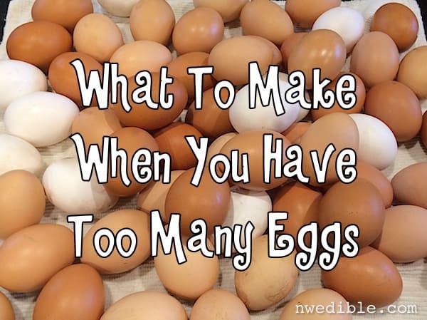 what to make when you have too many eggs