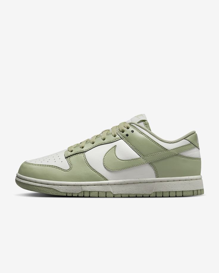 Nike Dunk Low Women's Shoes. Nike.com Mens Nike Dunks, Dunk Low Mica Green, Green Dunks, High Air Force 1, Low Dunks, Exclusive Sneakers, Adidas Spezial, Adidas Campus, Sports Football