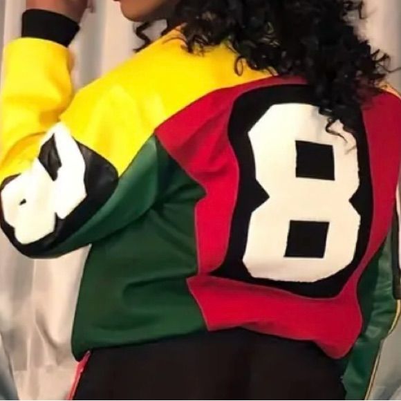 Cuteee Lightweight 8 Ball Jacket. Xl True To Size Hip Hop Long Sleeve Track Jacket For Fall, Casual Black Varsity Jacket With Patchwork, Urban Red Long Sleeve Varsity Jacket, Sporty Fall Track Jacket With Graphic Print, Black Long Sleeve Varsity Jacket With Patchwork, Red Long Sleeve Outerwear With Graphic Print, Fall Color Block Track Jacket With Long Sleeves, Color Block Long Sleeve Track Jacket For Fall, Red Long Sleeve Varsity Jacket With Patchwork