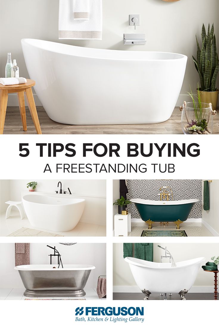 five tips for buying a freestanding tub from fergison bath and lighting gallery