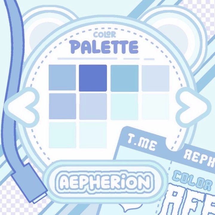 #Aepherion #palette #color #blue Flat Color Palette, Hex Color Palette, Color Palette Challenge, Stunning Hairstyles, Color Schemes Colour Palettes, Palette Art, Skin Color Palette, Blue Palette, Paint Color Palettes