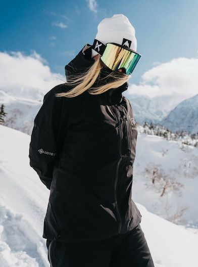 Women's Burton [ak] Upshift GORE-TEX 2L Jacket | Burton.com Winter 2024 US Black Weatherproof Snowboarding Outerwear, Burton Ak, Burton Snowboards Women, Gore-tex Outerwear For Skiing In Winter, Burton Snowboard Pants, Insulated Long-sleeve Outerwear For Snowboarding, Snow Gear, Gore Tex, Winter 2024