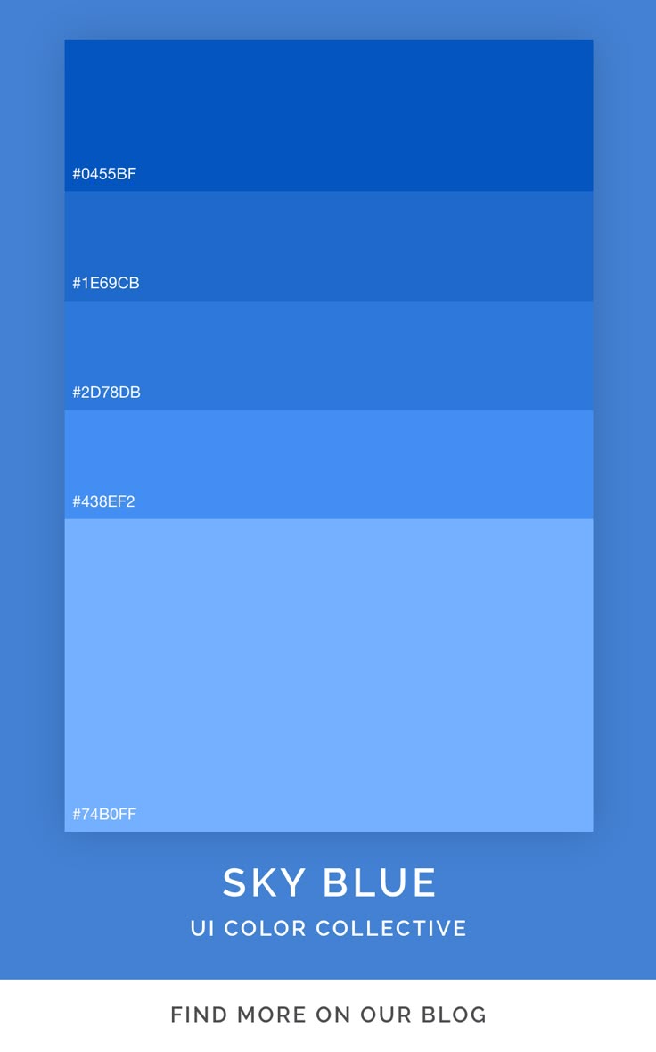 the sky blue color scheme is shown in two different colors, and it appears to be very