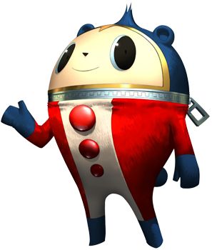 an image of a cartoon character that appears to be wearing a red, white and blue suit