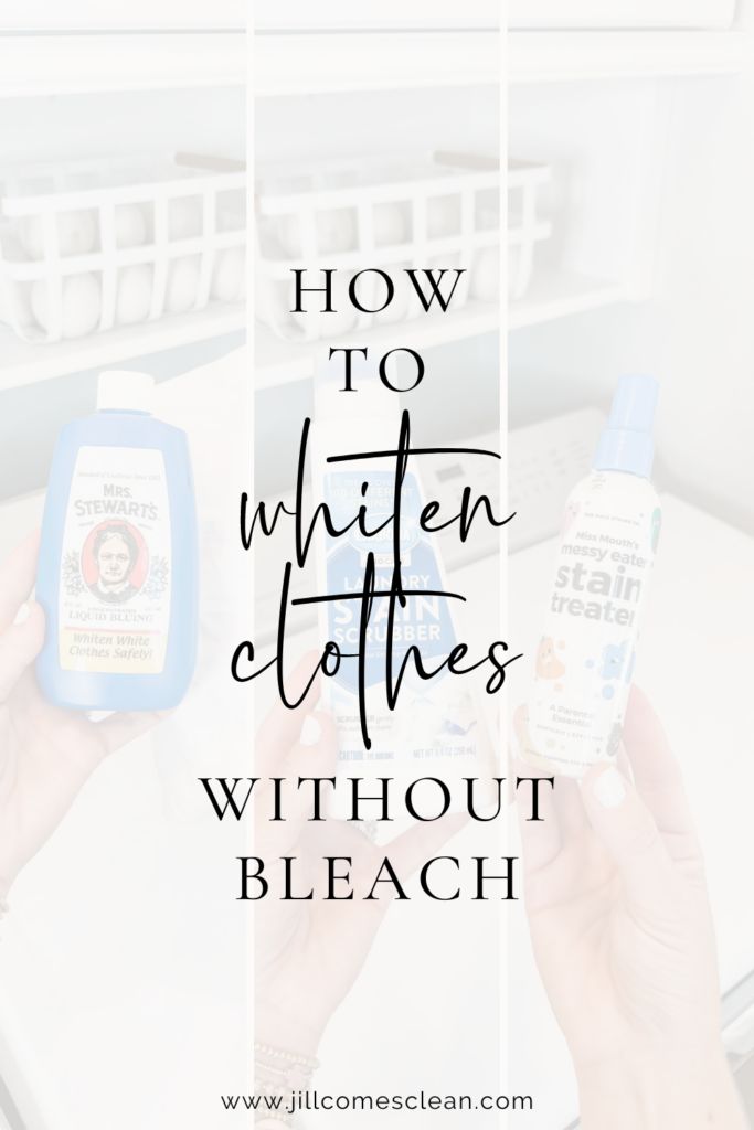 how to whiten clothes without bleach