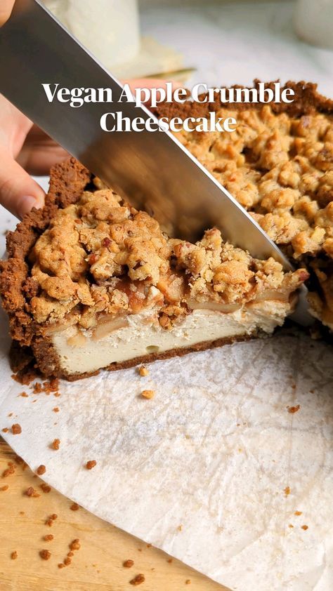 a person is cutting into a dessert with a large knife on top of the pie