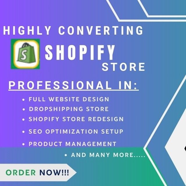 the shopify store is open for business