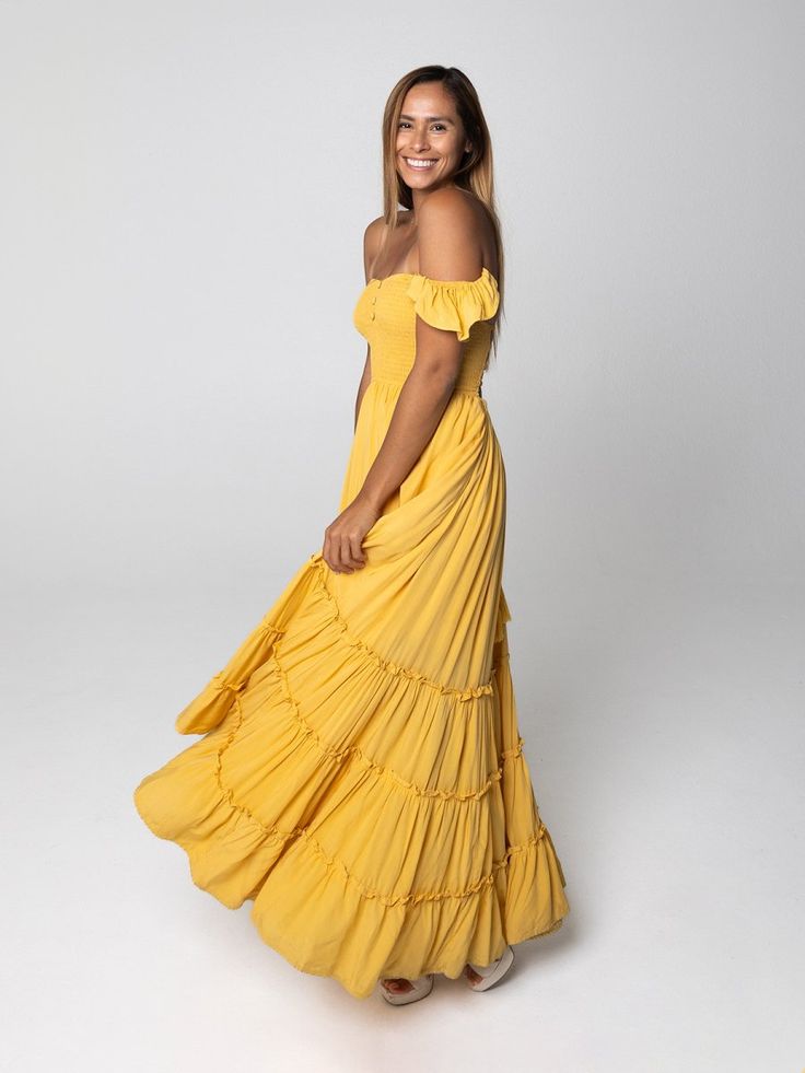 Cocopiña Belle maxi Dress with lining and pockets Pineapple Dress, Belle Dress, Women’s Rights, Flowy Maxi Dress, Matching Headband, Summer Staples, Boho Maxi Dress, Dress Purchase, Everyday Dresses