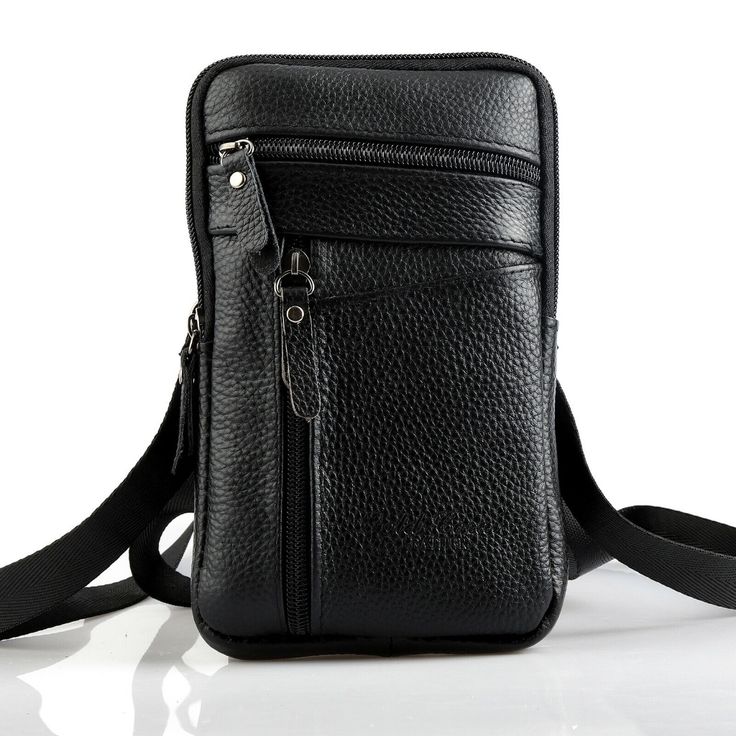 Ships Within 9-12 Days Brand New Description: High Quality Material: Leather Lining: Polyester Style: Vertical Size: 21*13*1cm/ 8.26*5.11*0.39in Casual Business Crossbody Phone Bag, Casual Business Phone Shoulder Bag, Black Business Pouch With Cell Phone Pocket, Casual Business Chest Bag With Cell Phone Pocket, Black Casual Phone Bag For Business, Casual Black Phone Bag For Business, Black Casual Business Phone Bag, Black Leather Pouch For Mobile Phone, Leather Business Belt Bag For Mobile Phone