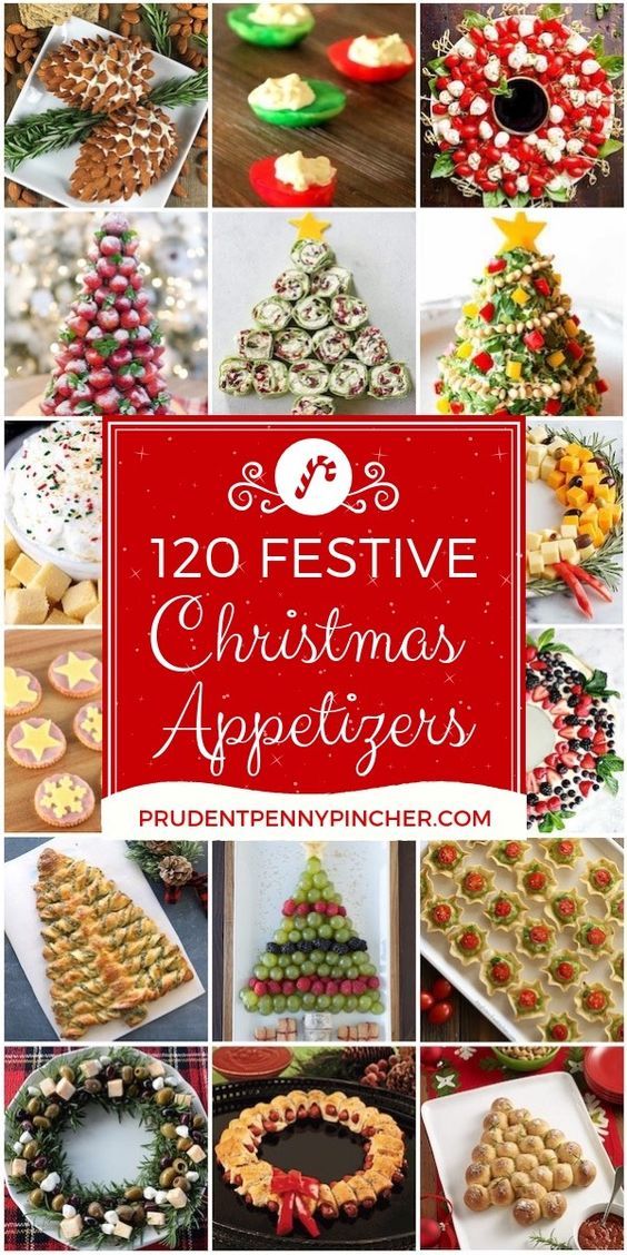 twelve festive christmas appetizers that are perfect for the holiday season to eat