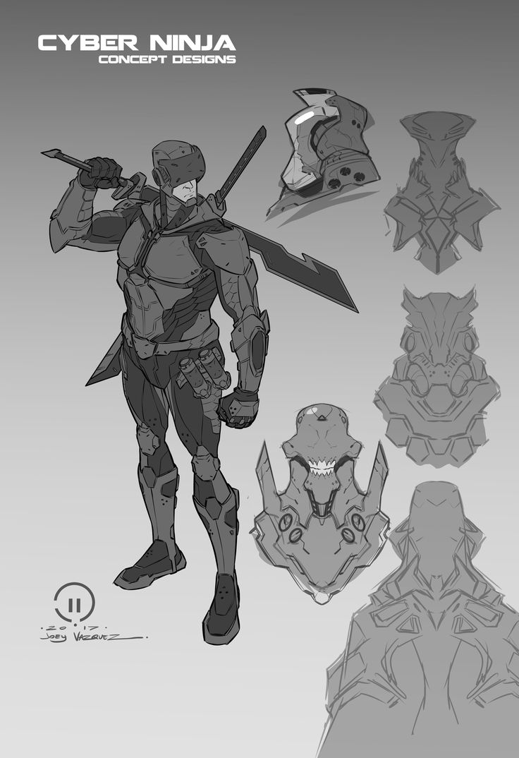 ArtStation - Cyber ninja, Joey Vazquez Sketches For Portfolio, Ninja Concept Art, Ninja Concept, Cyberpunk Concept, Cyberpunk Concept Art, Warrior Art, Concept Sketches, Rising Tide, Male Character