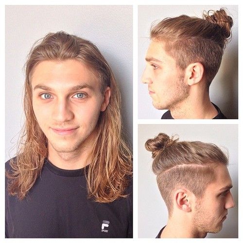 a proof on how an undercut can be so undercover yet so shown Man Bun Undercut, Man With Long Hair, Undercut Hairstyle, Trendy We Fryzurach, Man Bun Hairstyles, Undercut Long Hair, Undercut Men, Top Knot Hairstyles, Super Hair