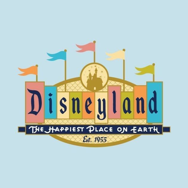 disneyland the happiest place on earth logo