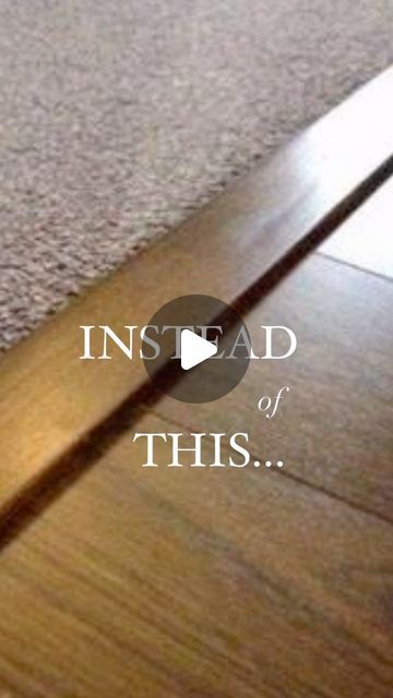 a close up of a wooden floor with the words instead of this