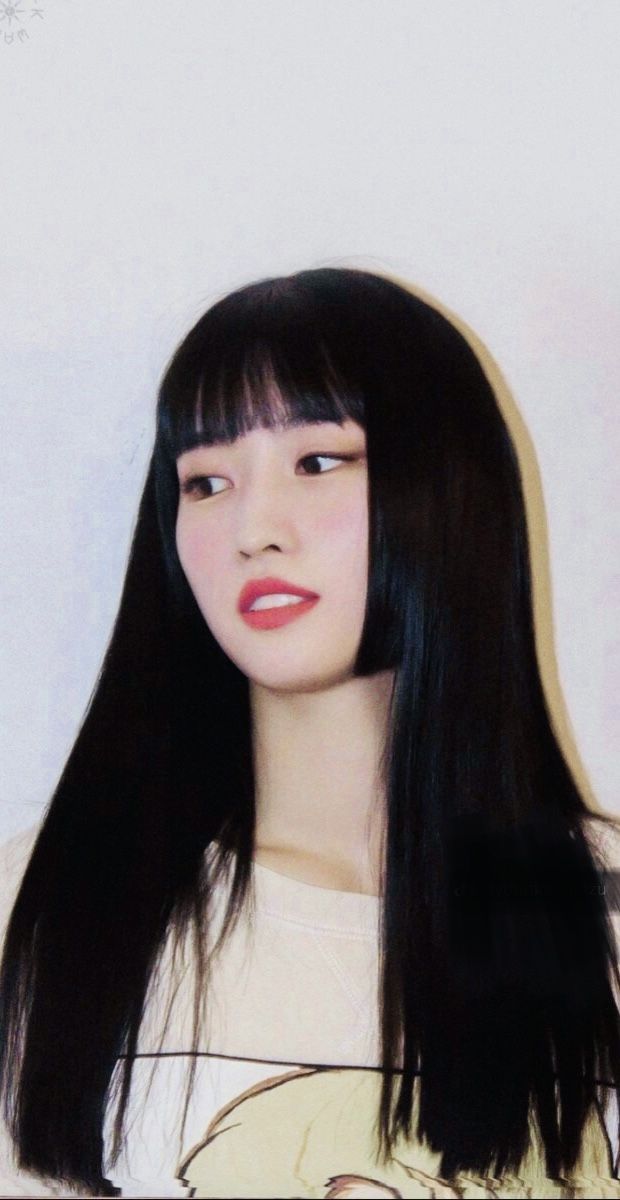 Momo Twice Hime Haircut, Momo Hime Cut, Hime Cut, Red Hair Inspo, Hair Color Streaks, Hair Color Chart, Shot Hair Styles, Fringe Hairstyles, Haircuts Straight Hair