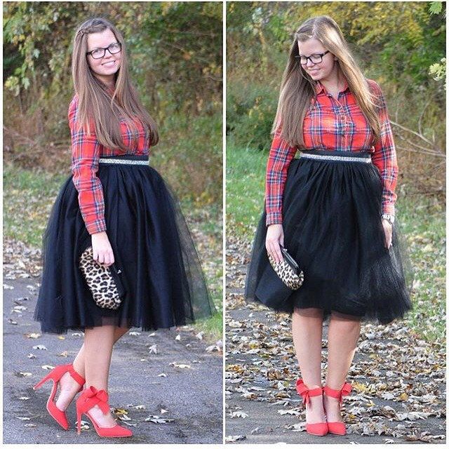 Love this photo of Kari from @skirts_and_heels. Fall Tiered Tulle Skirt, Fall Tulle Pleated Skirt, Fall Pleated Tulle Skirt, Chic Tulle Skirt For Fall, Fall Party Tulle Skirt, Fall Flared Tulle Skirt, Fall Season Full Tulle Skirt, Fall Full Tulle Skirt, Full Skirt For Fall Parties