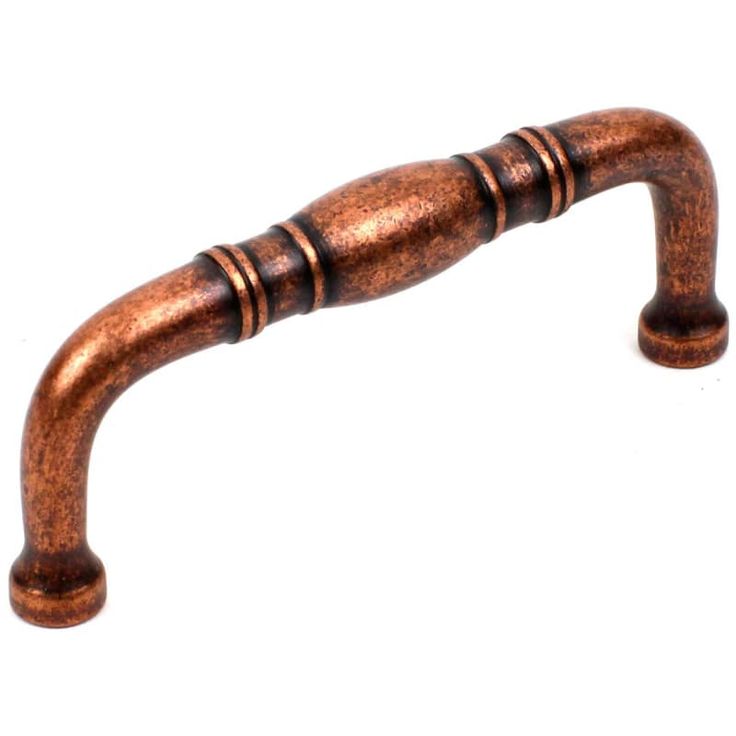 a close up of a wooden handle on a white background