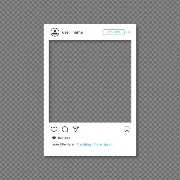 a twitter post with an image of a square frame on the top and bottom corner