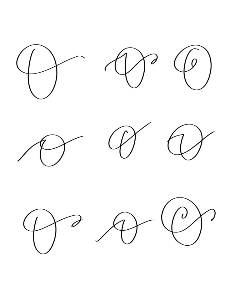 the letter g in cursive handwriting is shown with different font and number options