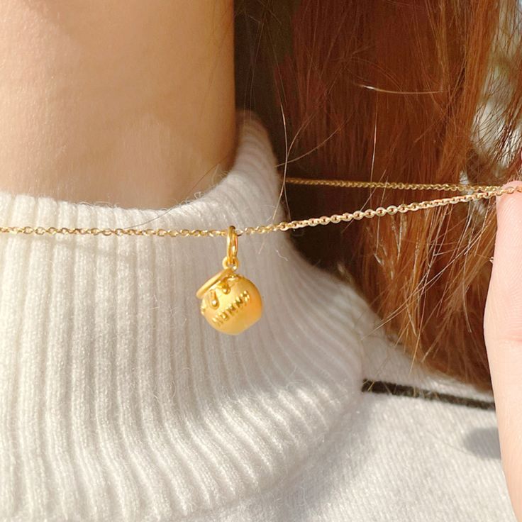 These super cute honeypot necklaces sparkle. The perfect accessory to spice up any look.

High quality zinc alloy
Chain length: 45 CM(+5 cm adjustable chain)
Hypoallergenic, lead & nickel free

If you aren't in LOVE with your purchase, please let us know within 30 days of receiving your item, and you'll receive a stress-free refund. Gold Gift Boxes, Spice Up, Chain Lengths, Chain Length, Spice Things Up, Zinc Alloy, Arrow Necklace, In Love, 18k Gold