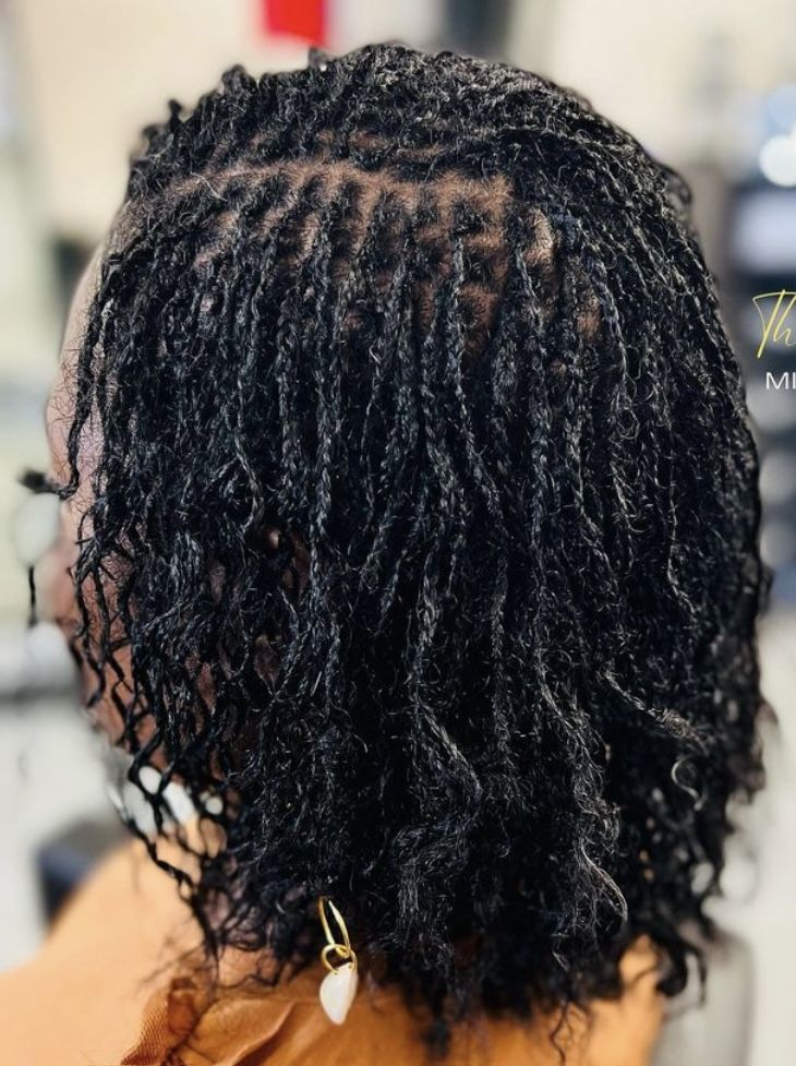 Braidlocs Journey, Microlocs Inspiration, Micro Hair Extensions, Micro Locks, Braid Locs, Nappy Hairstyles, Micro Braids Styles, Mini Braids, Micro Braids Hairstyles