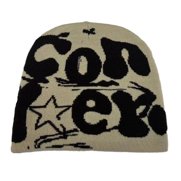 41861464391782 Winter Streetwear Hats With Letter Print, Hip Hop Beanie For Winter Streetwear, Hip Hop Beanie For Streetwear In Winter, Winter Streetwear Beanie With Letter Print, Warm One Size Beanie For Streetwear, One Size Warm Beanie For Streetwear, Casual One Size Hats For Halloween, Warm One-size Beanie For Streetwear, Casual One-size Hats For Halloween