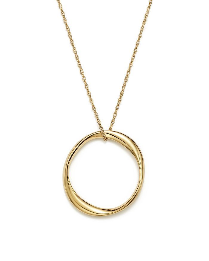 Sterling Silver Open Circle Jewelry In Yellow Gold, Modern 14k Gold Round Pendant Jewelry, Classic 14k Gold Open Circle Jewelry, Modern Yellow Gold Round Jewelry, Fine Jewelry In Gold With Open Circle Design, Gold Open Circle Fine Jewelry, Fine Jewelry Gold Open Circle, Elegant 14k Gold Hoop Necklace, Formal White Gold Necklaces In Recycled Gold